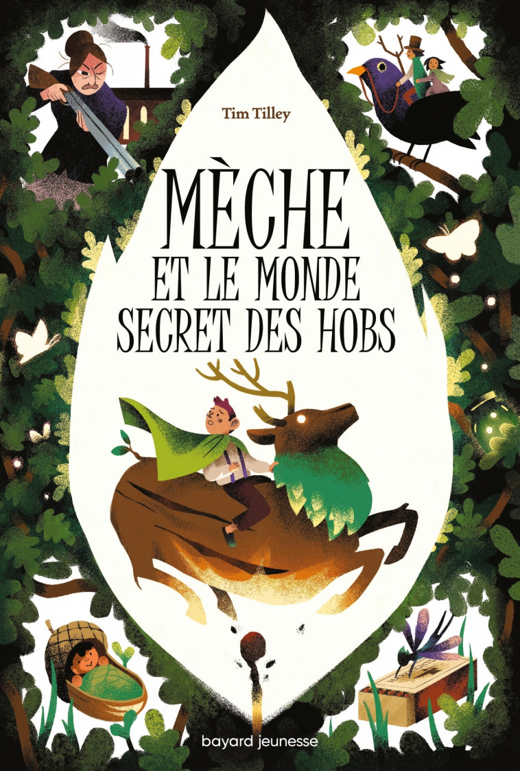 Mèche et le monde secret des Hobs - ELLIS Tim, Roman Marion, Berger Gabrielle - BAYARD JEUNESSE