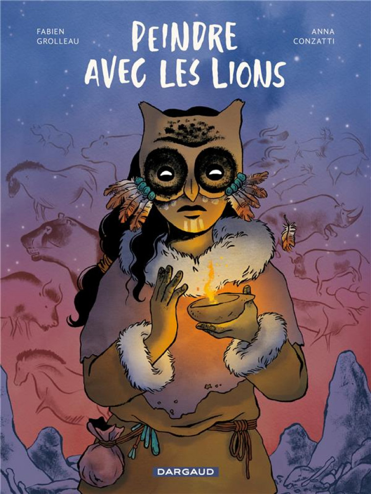 PEINDRE AVEC LES LIONS - GROLLEAU FABIEN - DARGAUD