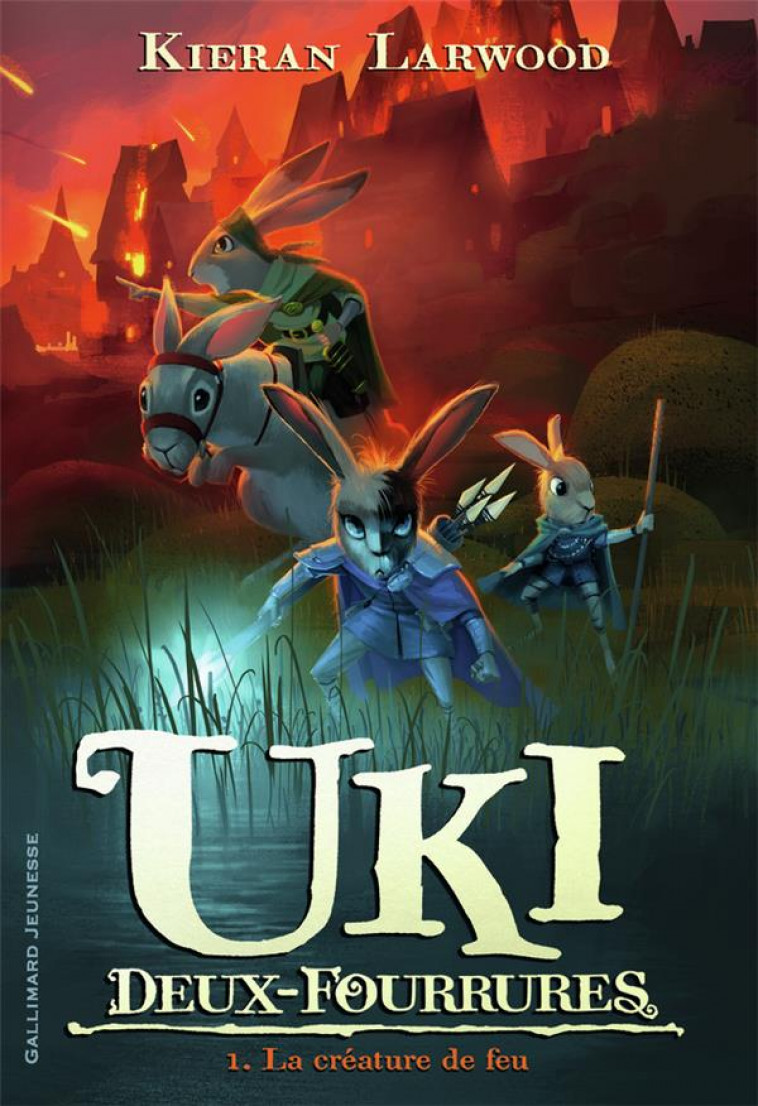 UKI DEUX-FOURRURES - VOL01 - LA CREATURE DE FEU - LARWOOD/WYATT - GALLIMARD