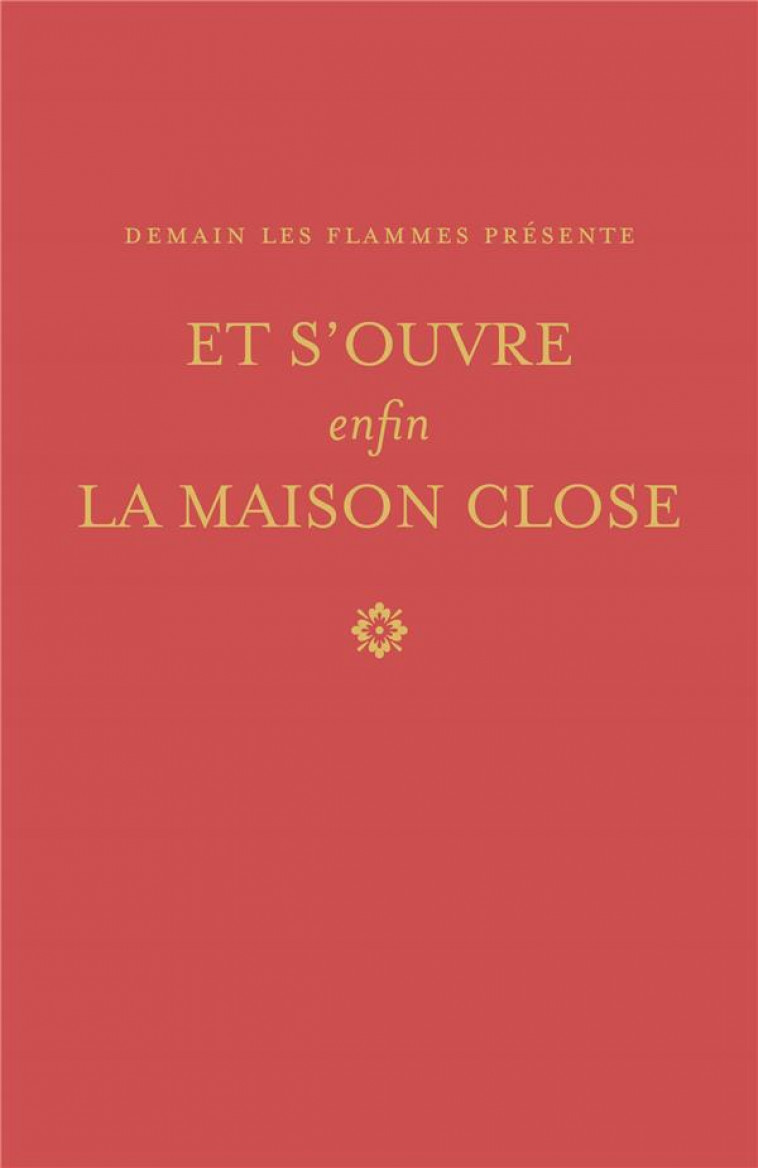 ET S OUVRE ENFIN LA MAISON CLOSE - NATHAN GOLSHEM - BOOKS ON DEMAND