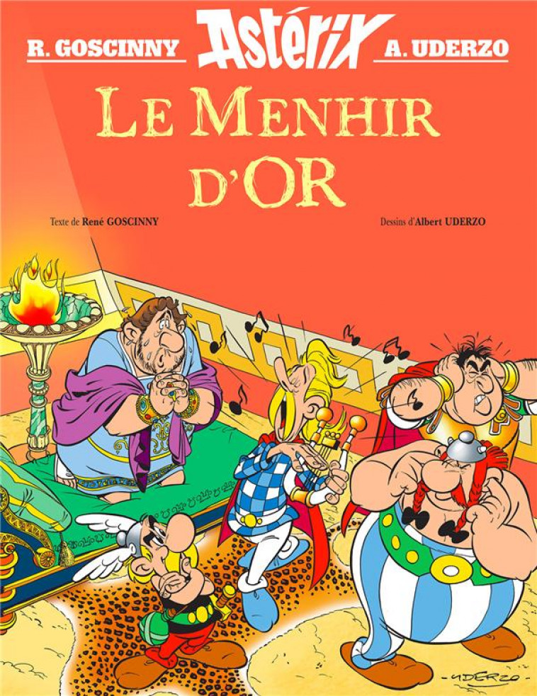 ASTERIX - ALBUM ILLUSTRE - LE MENHIR D-OR (HORS COLLECTION) - HORS COLLECTION - ALBUM ILLUSTRE - GOSCINNY/UDERZO - Albert René (Editions)