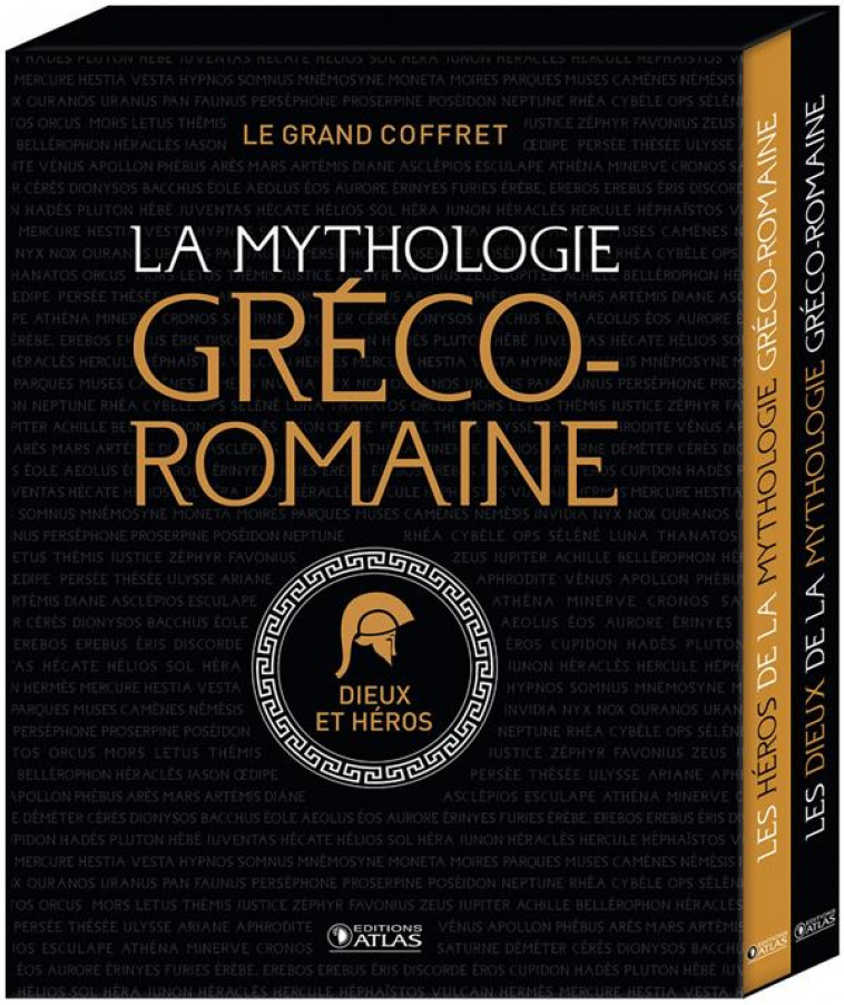 LE GRAND COFFRET DE LA MYTHOLOGIE GRECO-ROMAINE  -  DIEUX ET HEROS - XXX - GLENAT