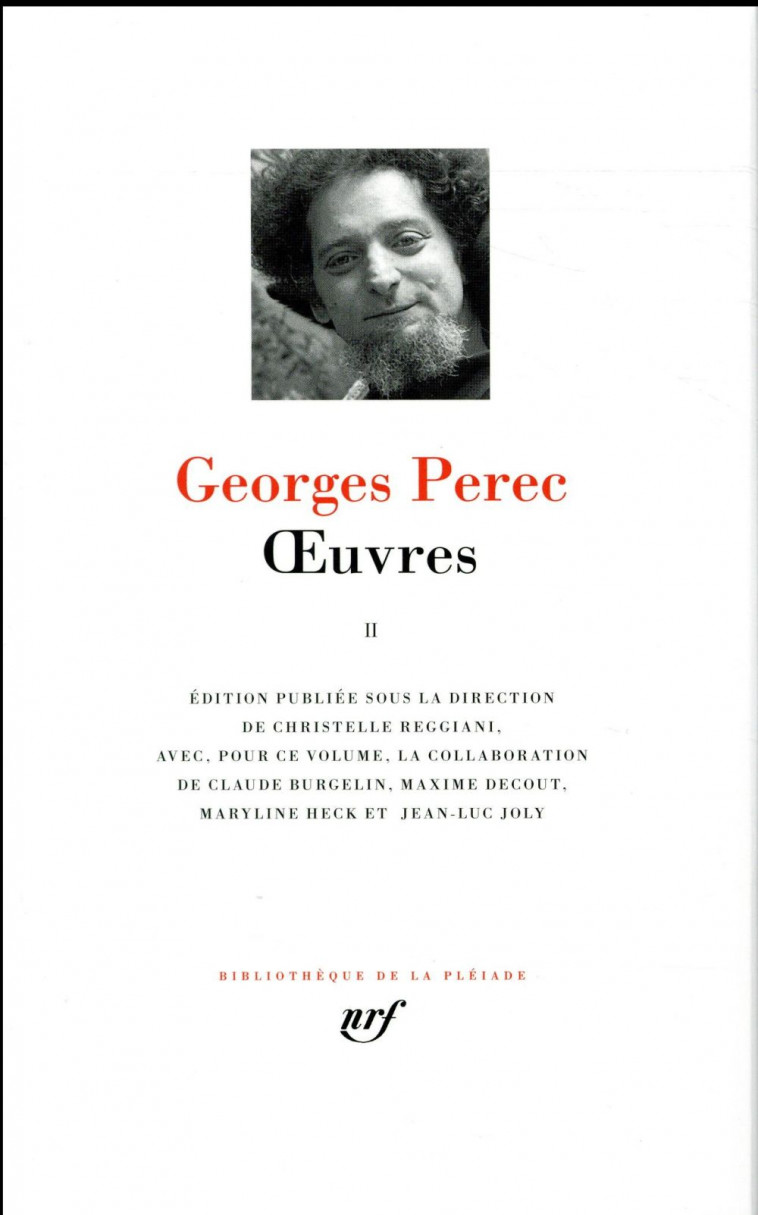 OEUVRES T.2 - PEREC  GEORGES - Gallimard