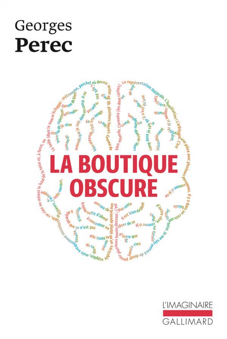 LA BOUTIQUE OBSCURE - PEREC  GEORGES  - GALLIMARD