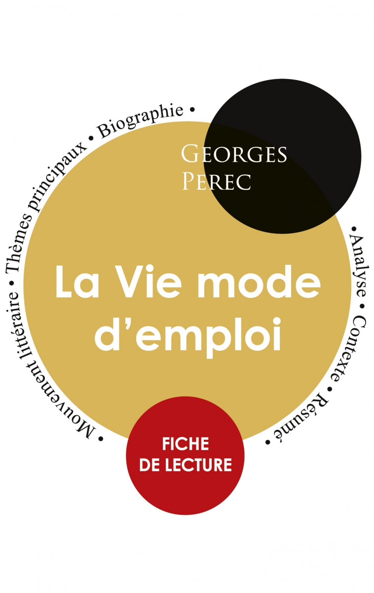 Fiche de lecture La Vie mode d'emploi (Étude intégrale) - Perec Georges - PAIDEIA EDUC FR