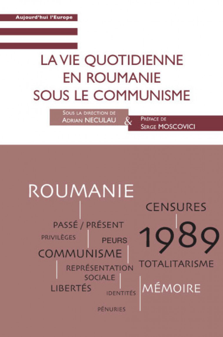 La vie quotidienne en Roumanie sous le communisme -  - L'HARMATTAN