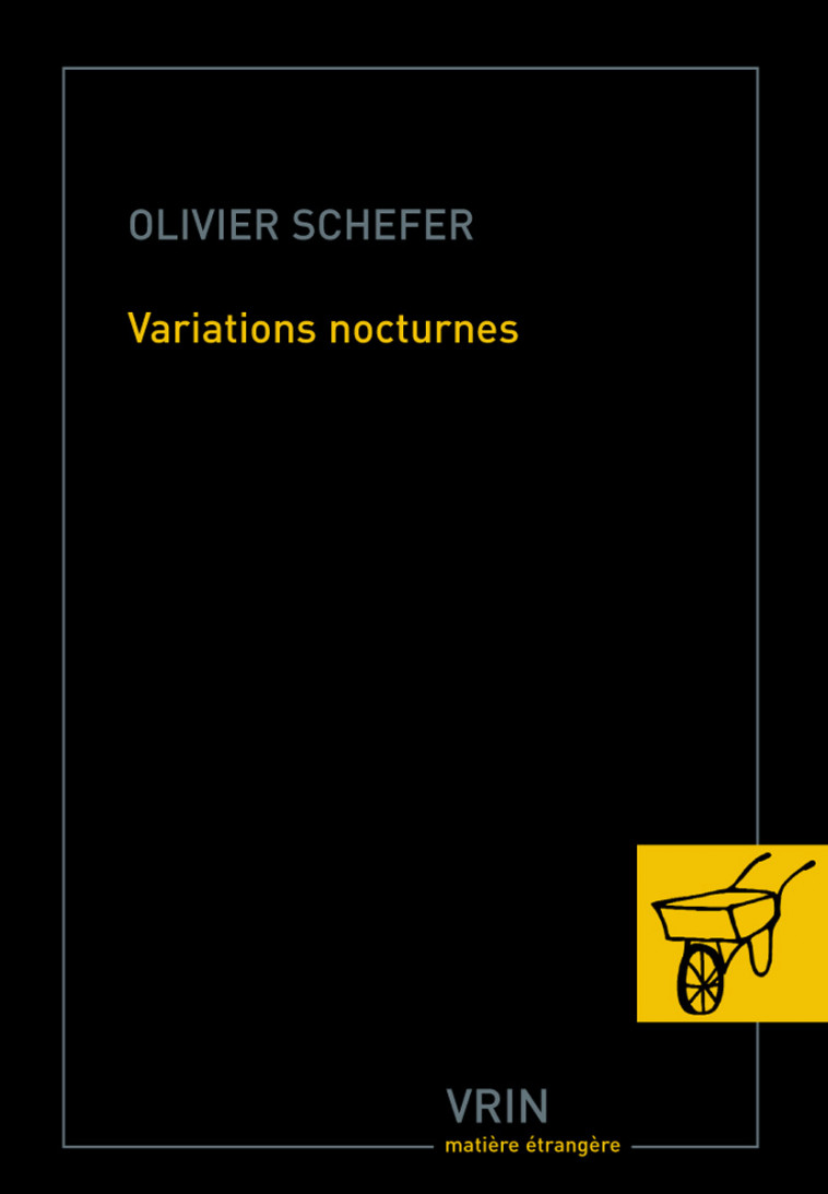 Variations nocturnes - Olivier SCHEFER - VRIN