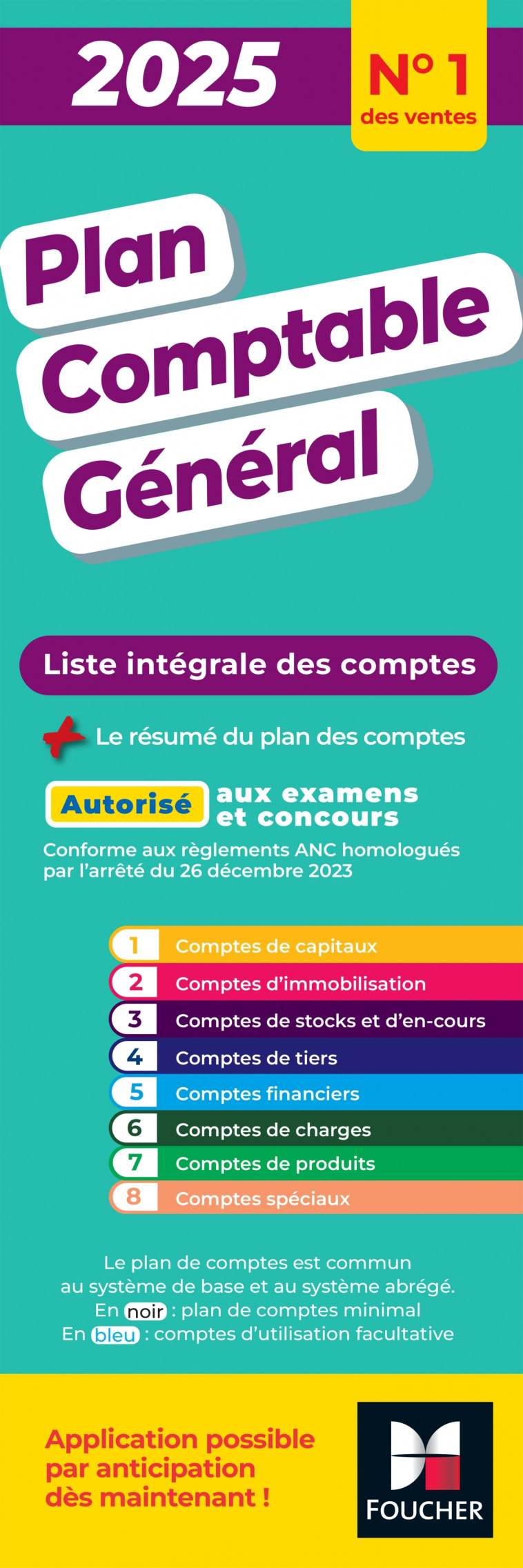 Plan comptable général - PCG - 2025 - Sébastien Paugam - FOUCHER