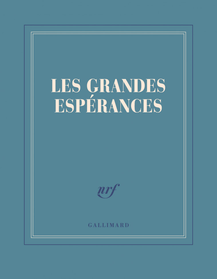 Carnet carré "Les grandes espérances" (papeterie) -  COLLECTIFS GALLIMARD,  Collectifs - GALLIMARD