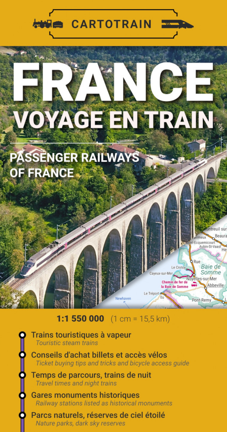 France - Voyage en train   Passenger railways of France -  - CARTOTRAIN