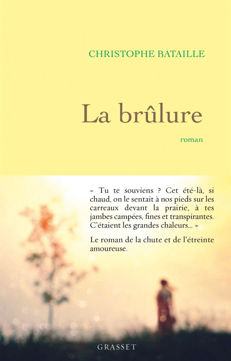 La brûlure - Christophe Bataille - GRASSET