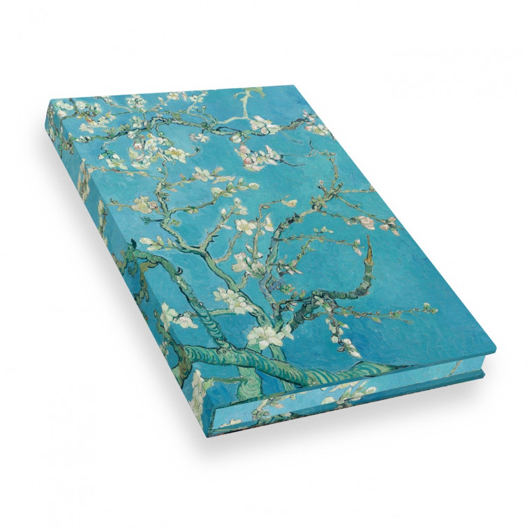 Carnet Hazan pleine toile - Van Gogh Amandier en fleurs - XXX - HAZAN