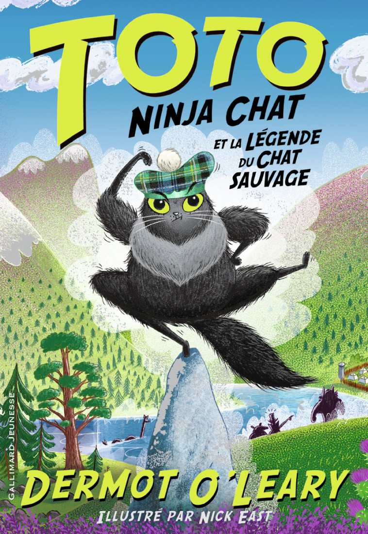 Toto ninja chat et la légende du chat sauvage - Dermot O'Leary - GALLIMARD JEUNE