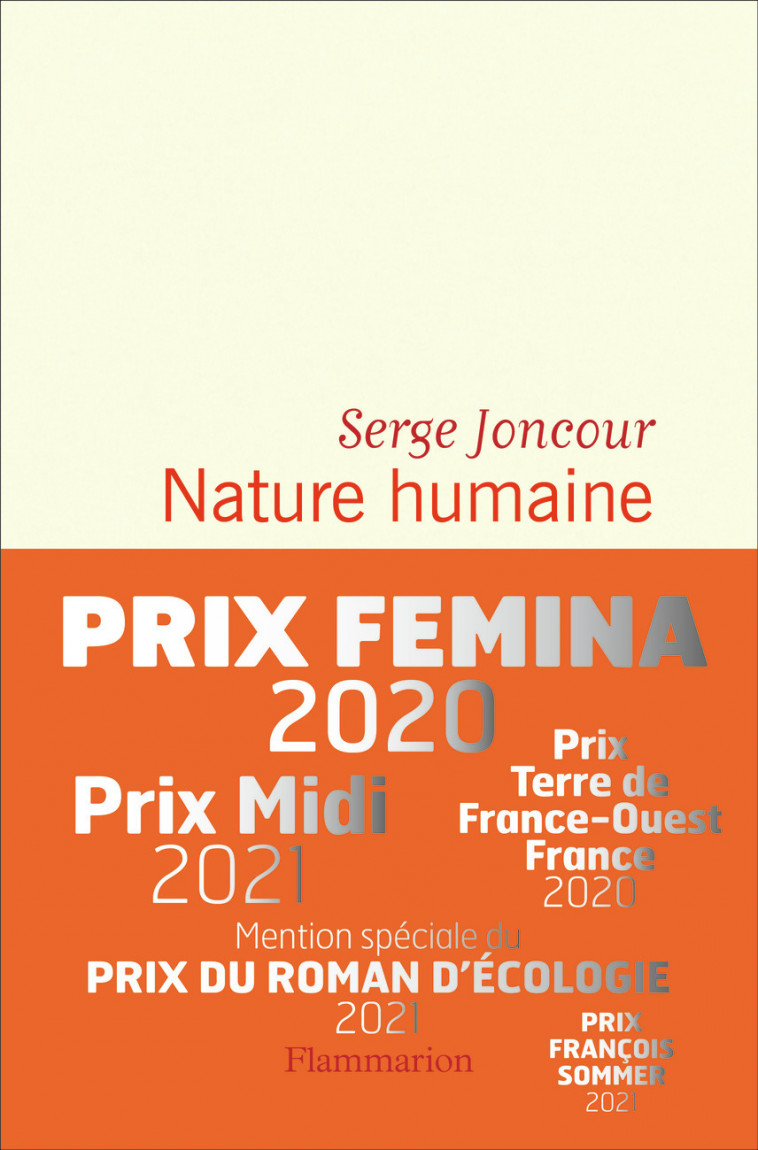 Nature humaine - Serge Joncour - FLAMMARION