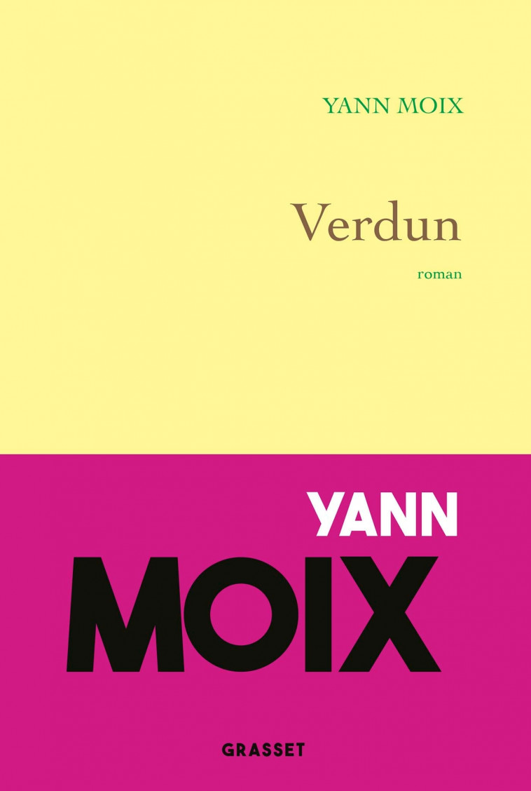 Verdun - Yann Moix - GRASSET