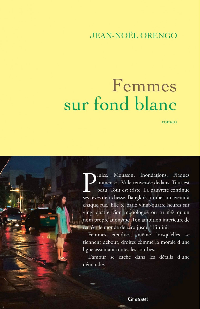 Femmes sur fond blanc - Jean-Noël Orengo - GRASSET