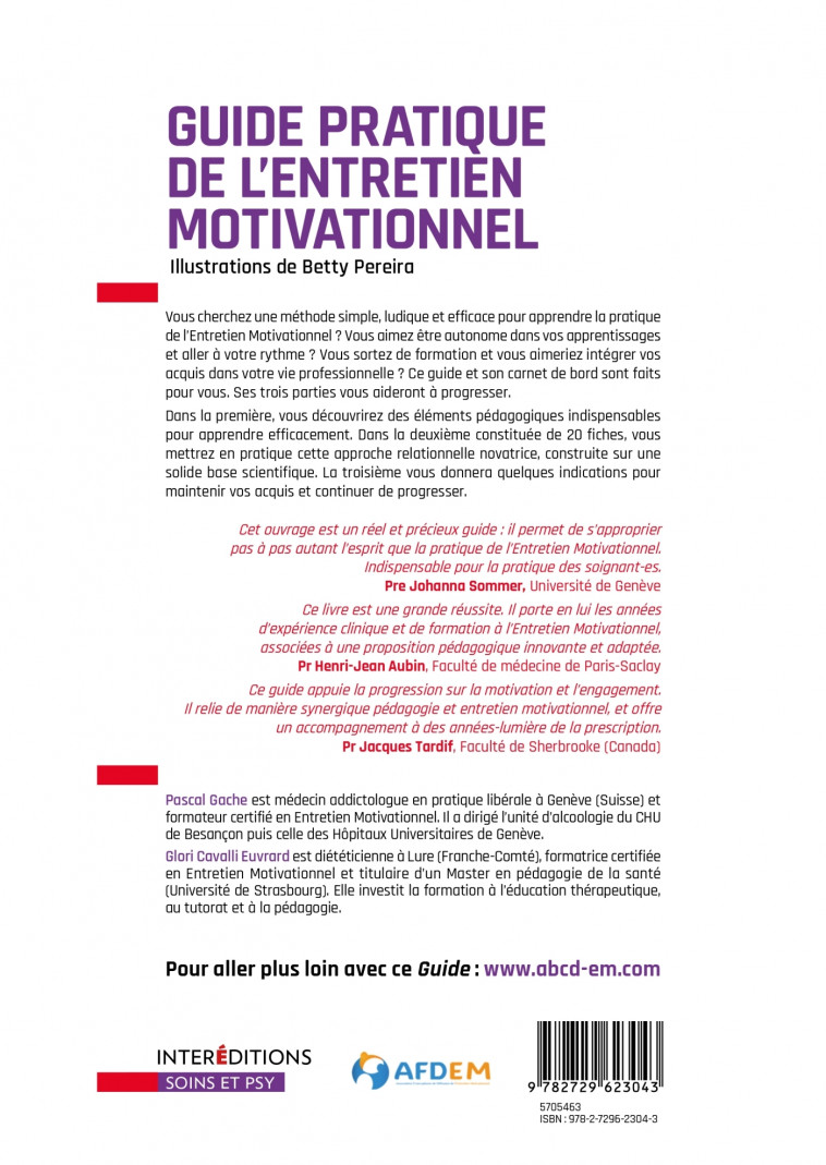 Guide pratique de l'Entretien Motivationnel - PASCAL GACHE - INTEREDITIONS