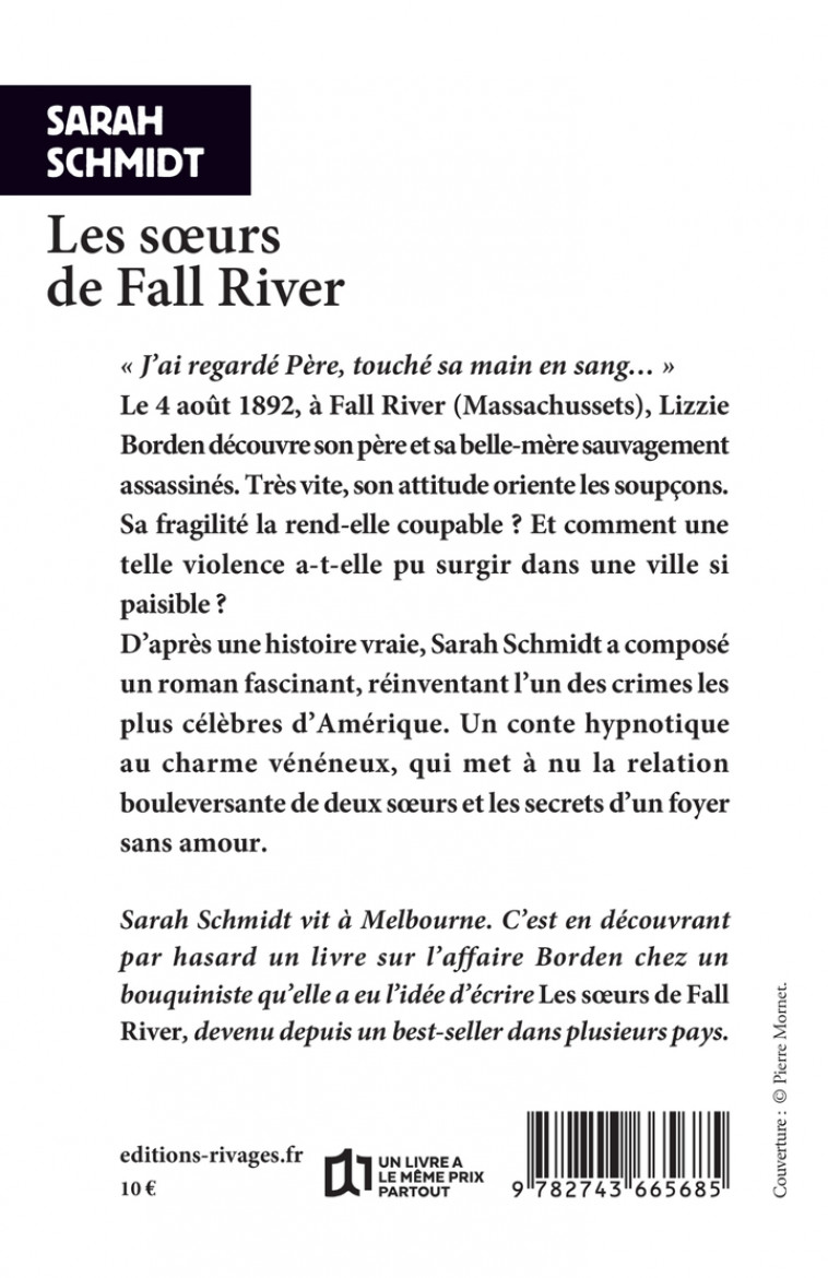 Les soeurs de Fall River - Sarah Schmidt - RIVAGES