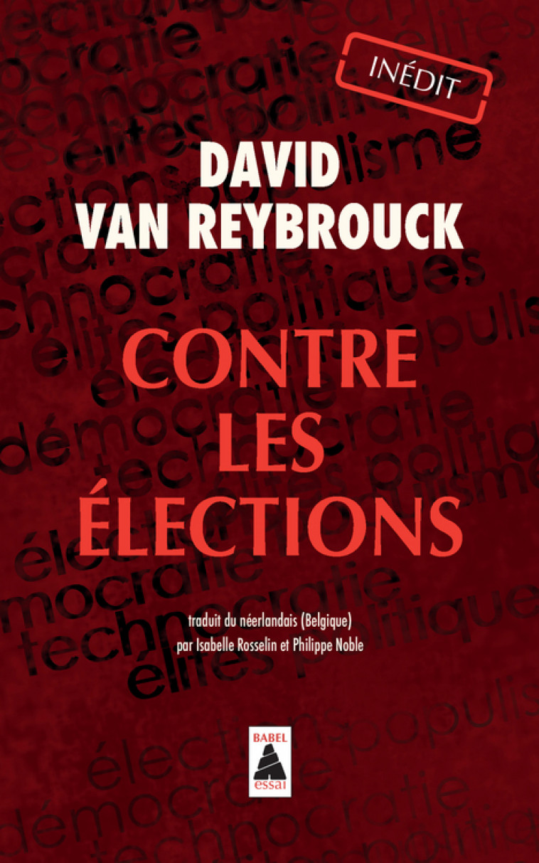 Contre les élections - David Van reybrouck - ACTES SUD