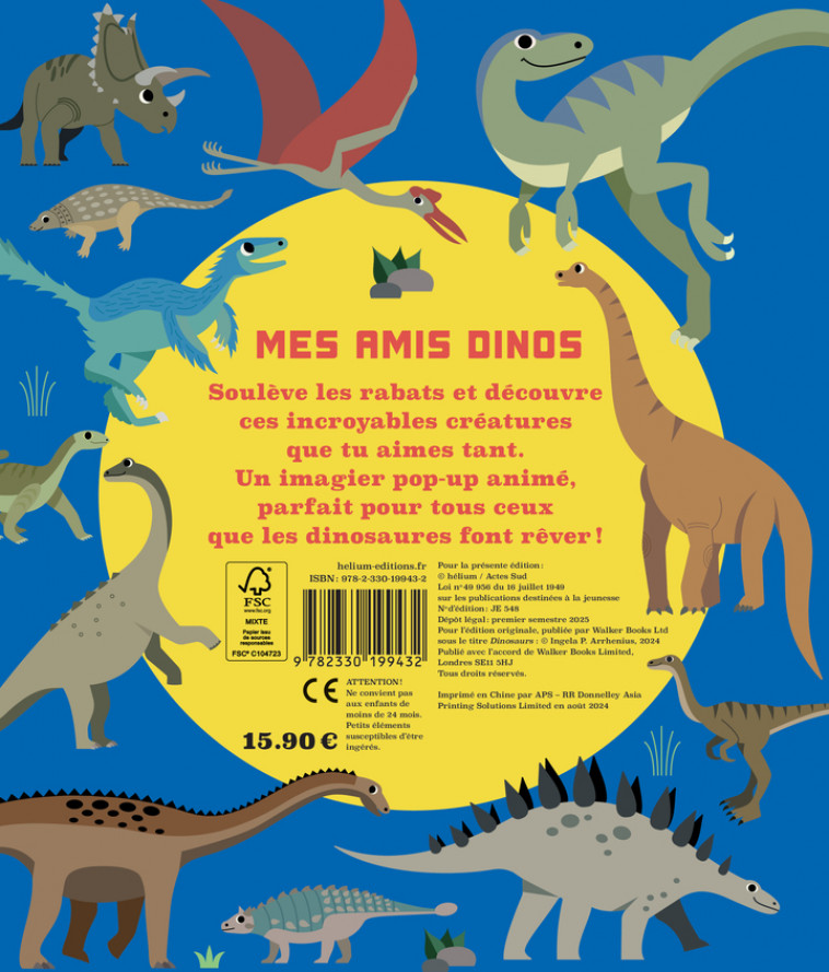 Mes amis dinos - Ingela P. Arrhenius - HELIUM