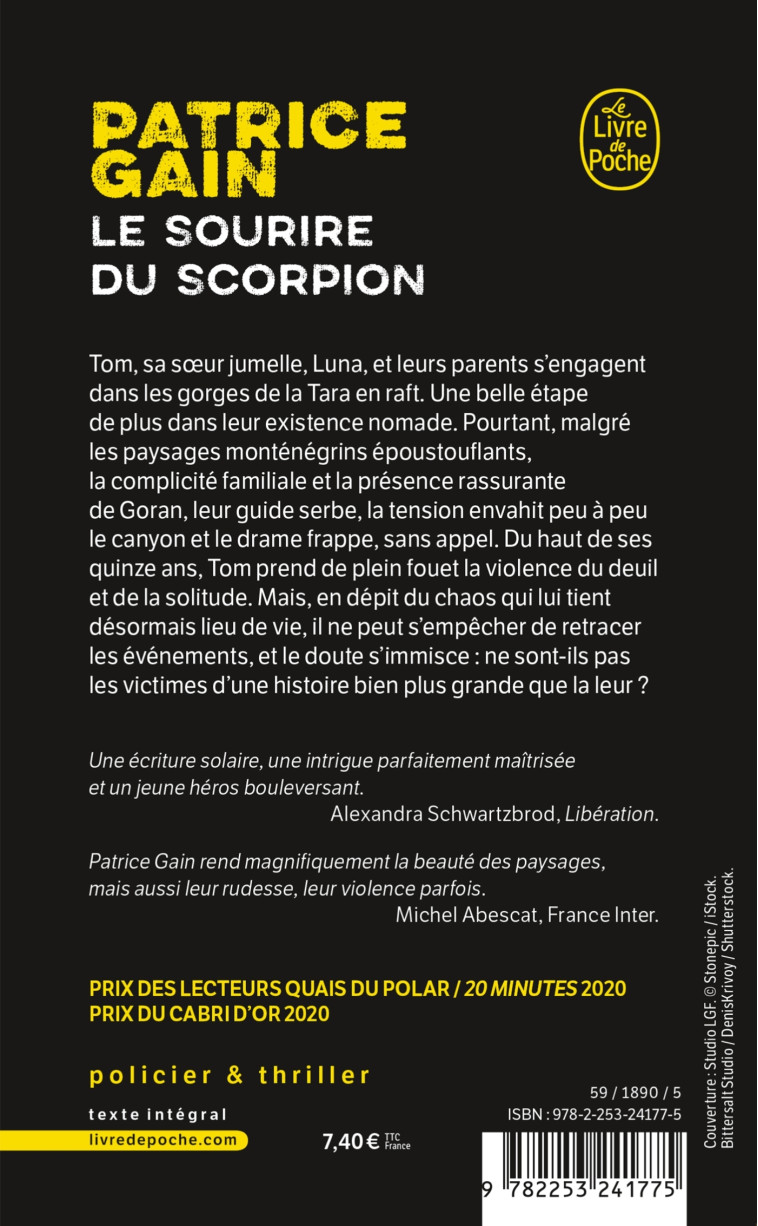 Le Sourire du scorpion - Patrice Gain - LGF