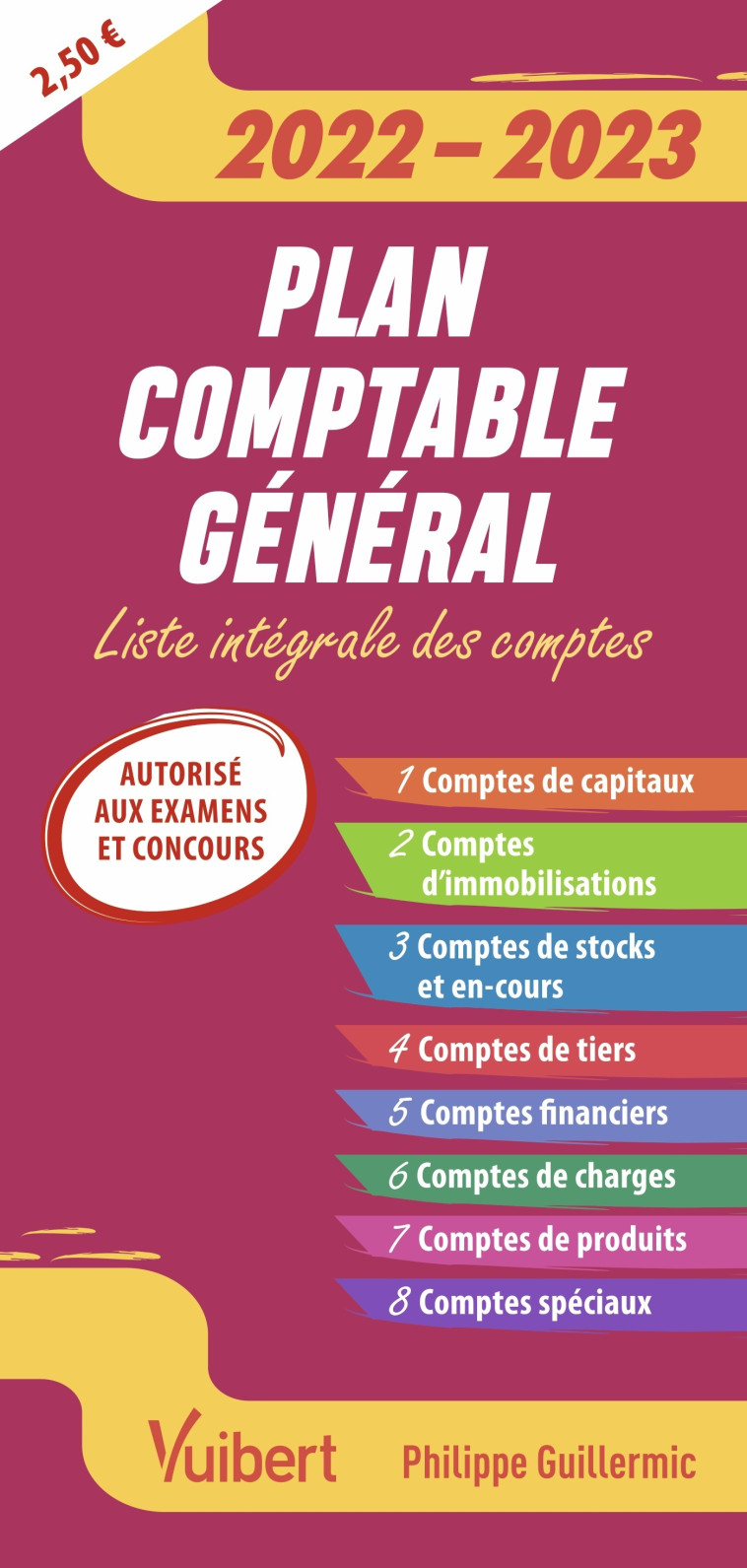 Plan comptable général 2022-2023 - Philippe Guillermic - VUIBERT