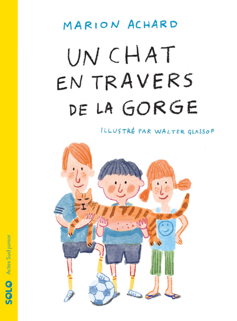 Un chat en travers de la gorge - Marion Achard - ACTES SUD