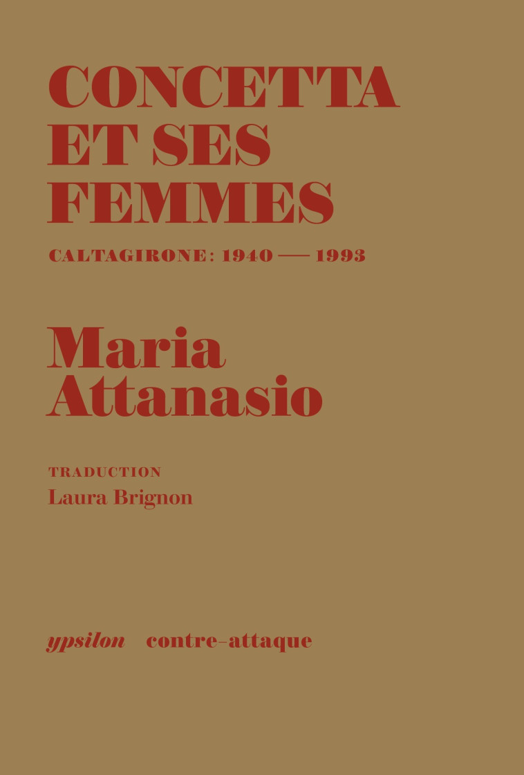 Concetta et ses femmes - Maria Attanasio - YPSILON