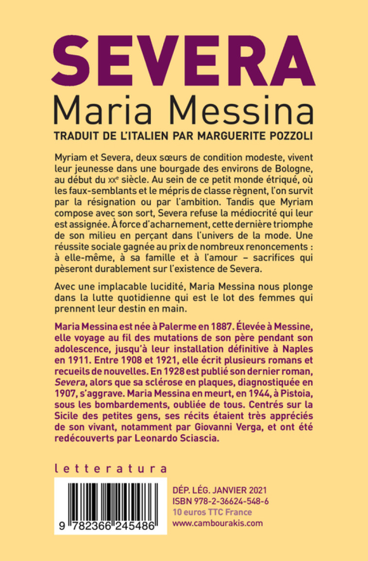 Severa - Maria Messina - CAMBOURAKIS