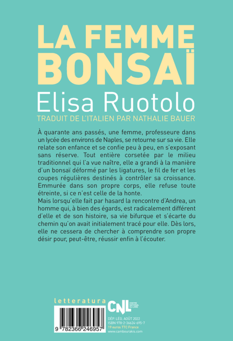 La Femme bonsaï - Elisa Ruotolo - CAMBOURAKIS