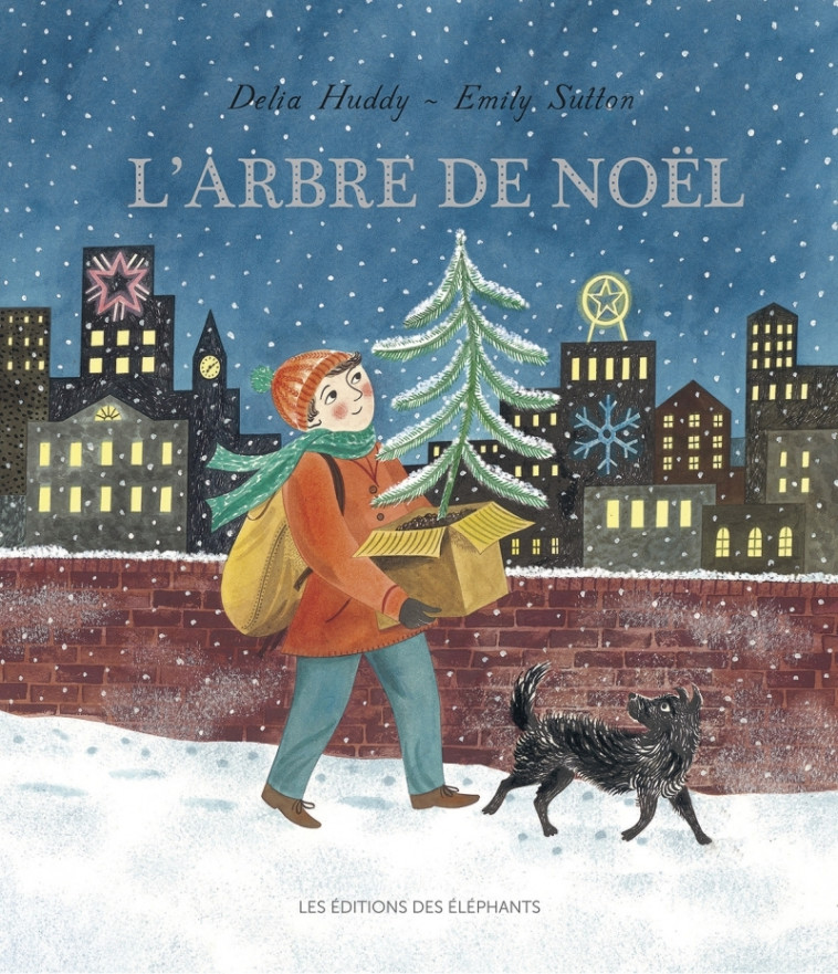 L'ARBRE DE NOEL  (grand format) - Delia HUDDY - DES ELEPHANTS