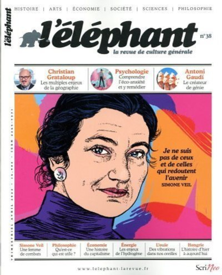 Elephant - N° 38 -  Collectif - SCRINEO