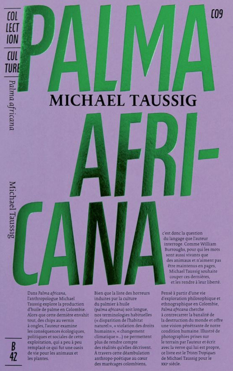 Palma Africana - Michael Taussig - B42