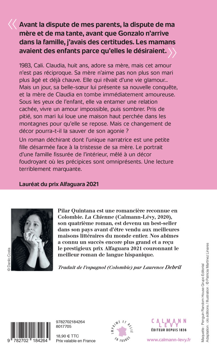 Nos abîmes - Pilar Quintana - CALMANN-LEVY