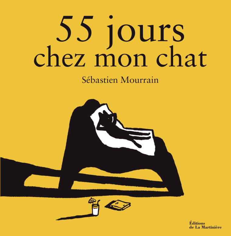 55 jours chez mon chat - Sébastien Mourrain - MARTINIERE J