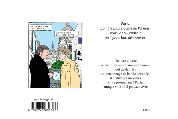 On ne peut vivre qu'à Paris - Emil Cioran - RIVAGES