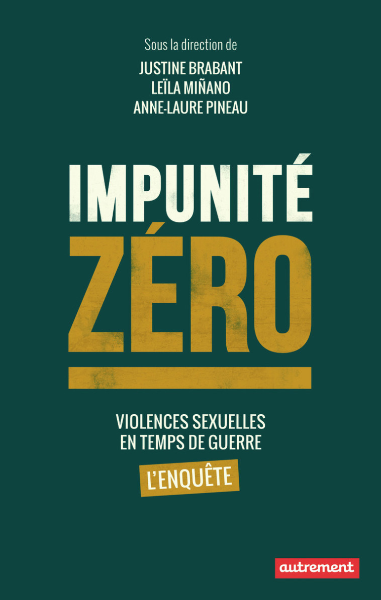 Impunité zéro - Anne-Laure Pineau - AUTREMENT