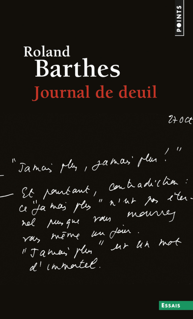 Journal de deuil - Roland Barthes - POINTS