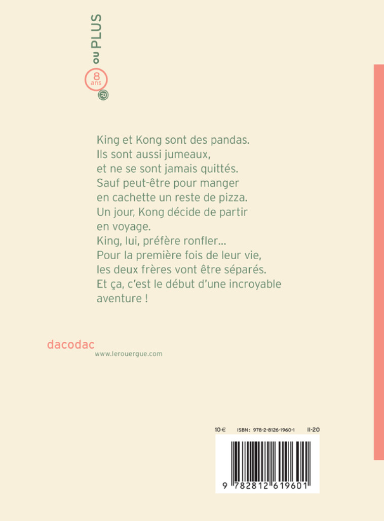 King et Kong - Alex Cousseau - ROUERGUE