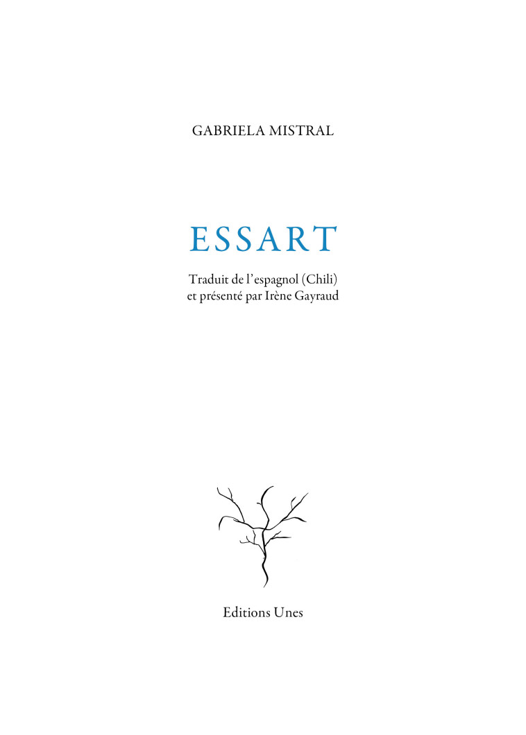 Essart - Gabriela Mistral - UNES