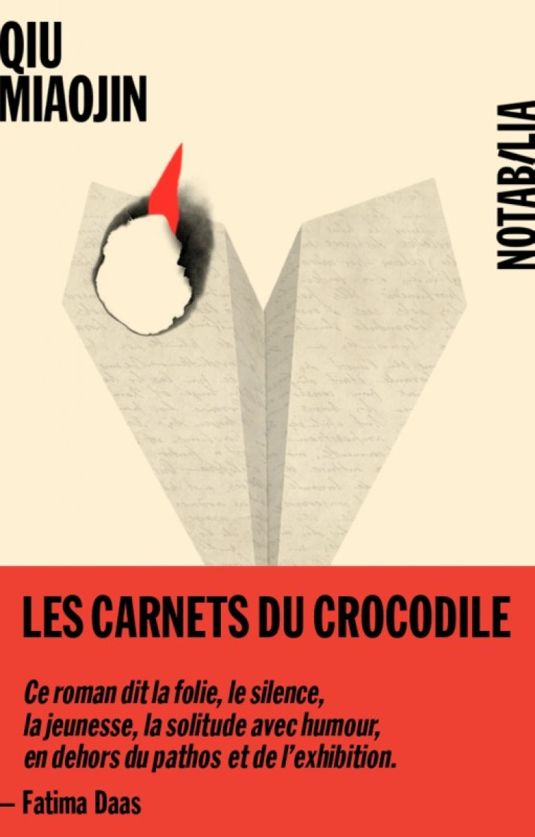 Les carnets du crocodile - Qiu Miaojin - NOIR BLANC