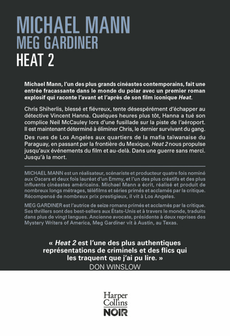 Heat 2 - Michael Mann - HARPERCOLLINS