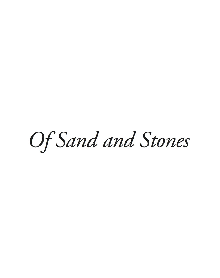 Of sand and stones -  TVK, TOLILA+GILLIAND - RUE DU BOUQUET