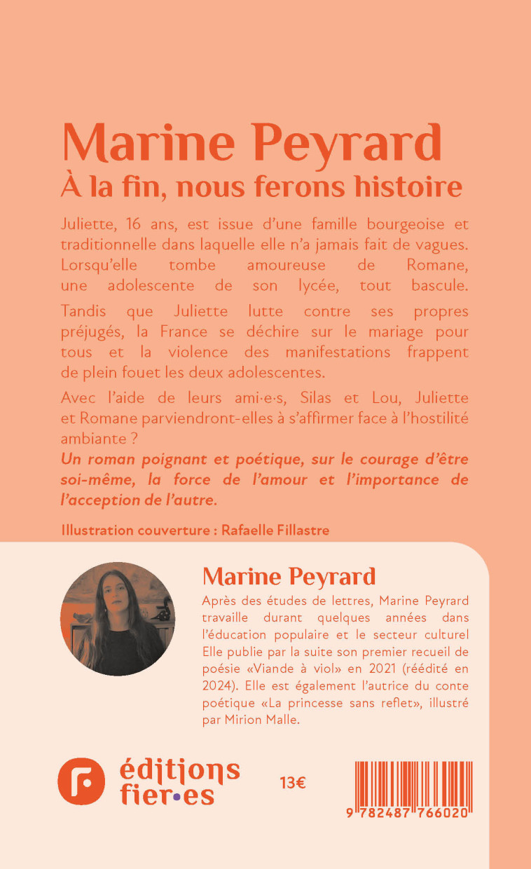 À la fin, nous ferons histoire - Marine Peyrard - FIER ES