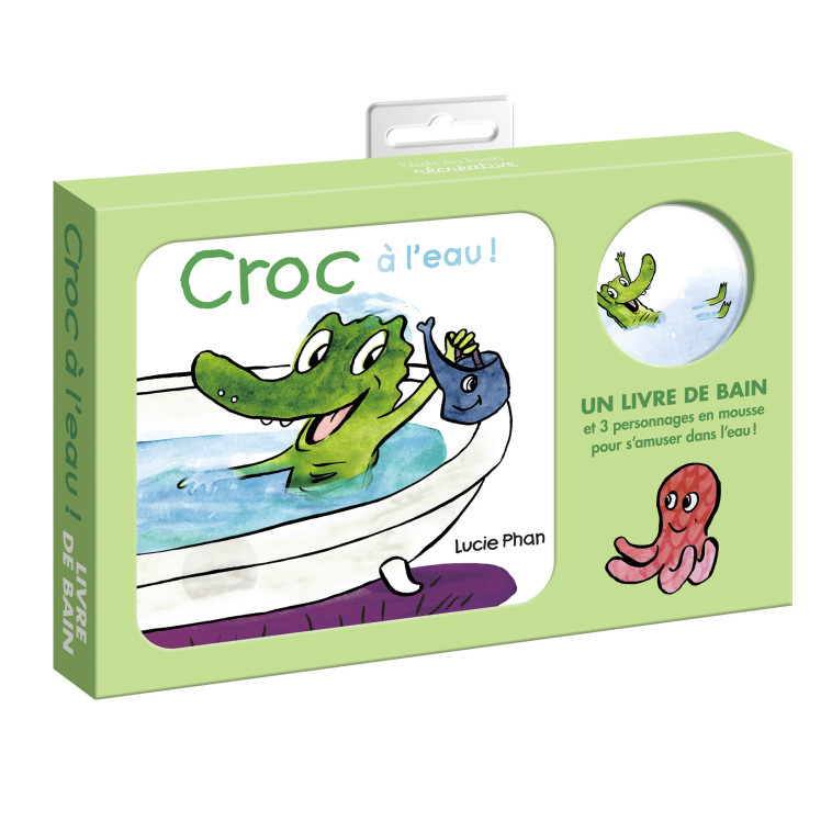 Croc à l'eau ! (livre de bain) -  Phan Lucie - EDL