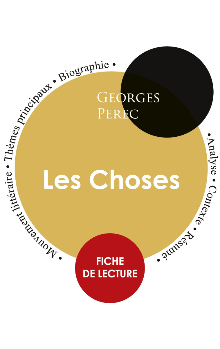 Fiche de lecture Les Choses (Étude intégrale) - Georges Perec - PAIDEIA EDUC FR