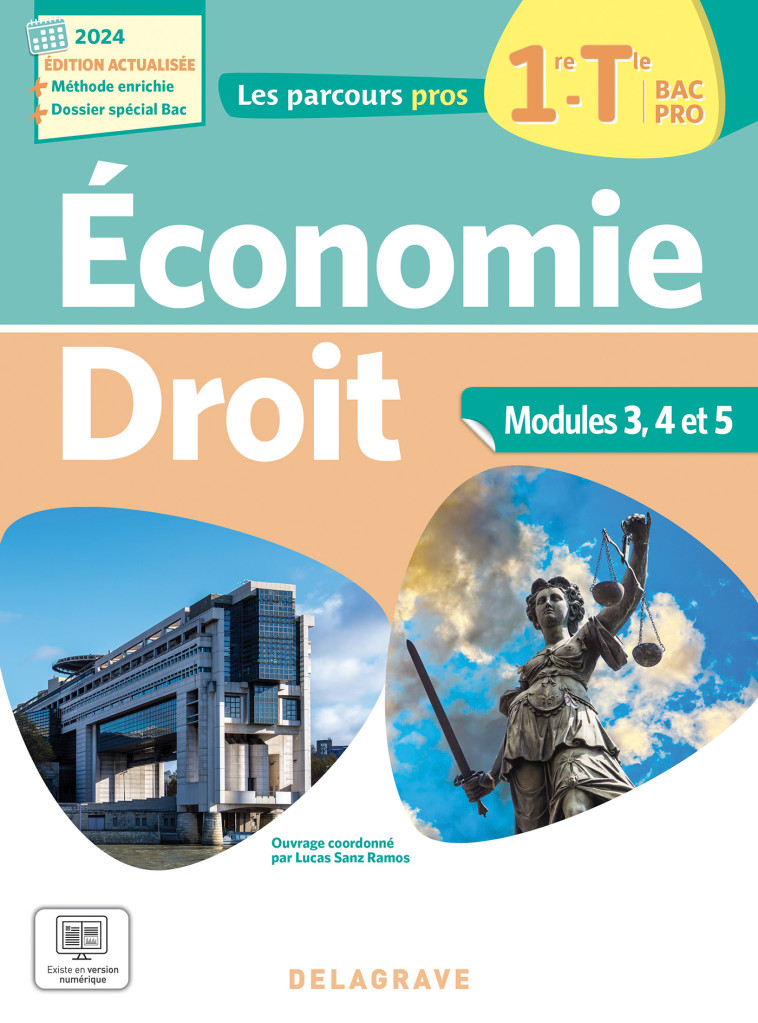 Les Parcours Pros Économie-Droit 1re, Tle Bac Pro (2024) - Pochette élève - OLIVIER Januel - DELAGRAVE