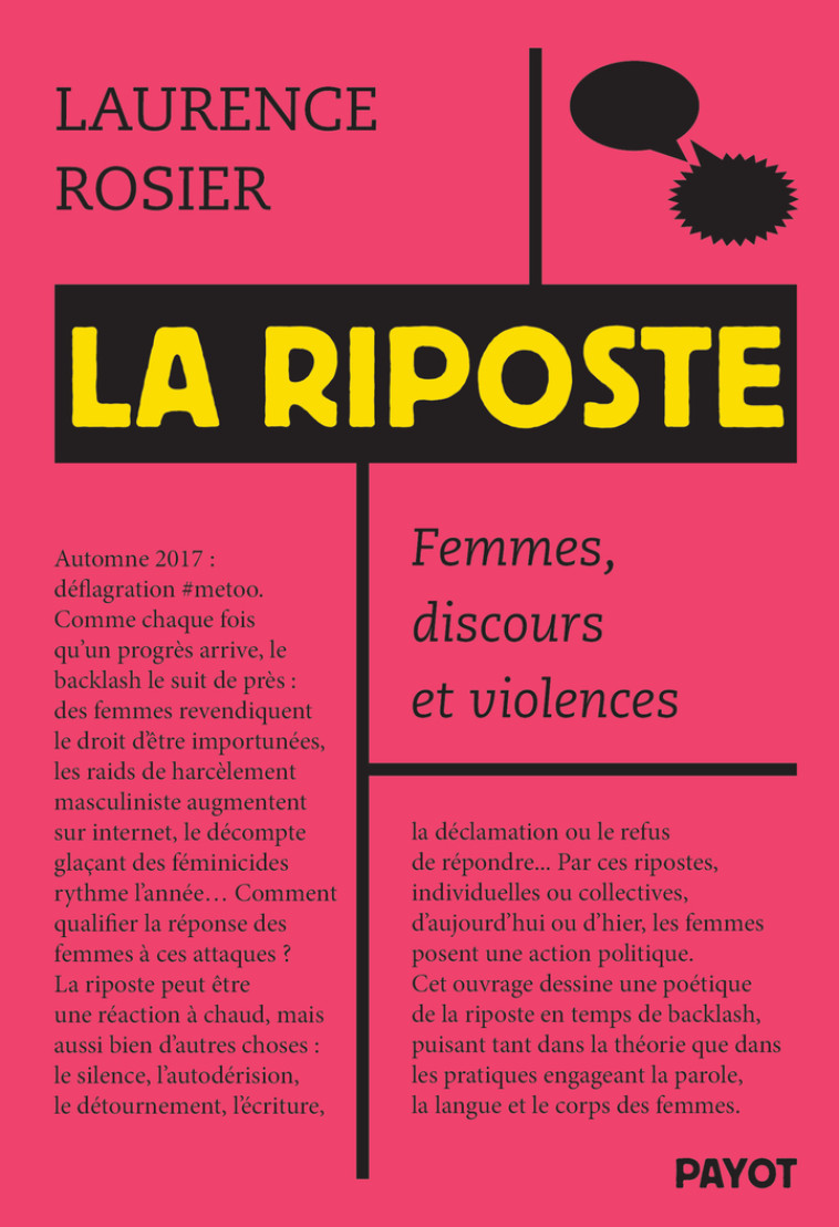 La Riposte - Laurence ROSIER - PAYOT