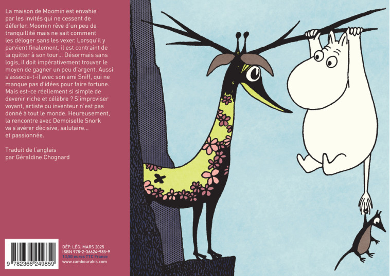 Moomin et les brigands - Tove Jansson, Géraldine Chognard, Tove Jansson, Géraldine Chognard - CAMBOURAKIS