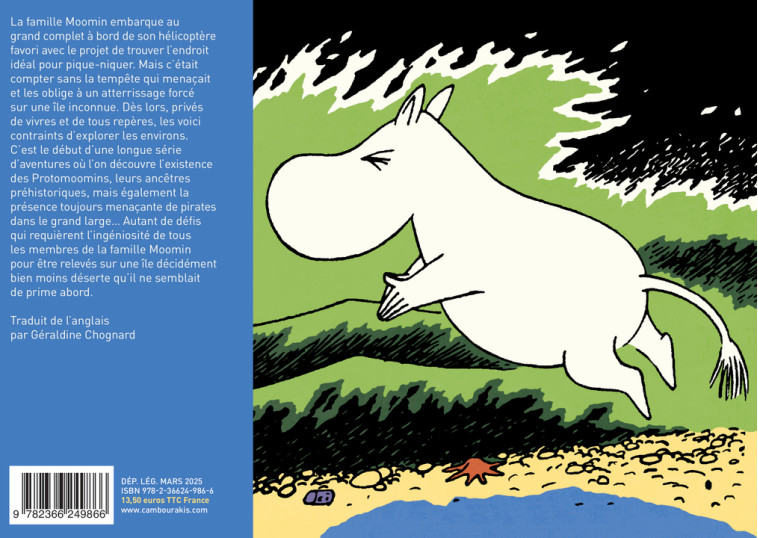 L'Île déserte des Moomins - Tove Jansson, Géraldine Chognard, Tove Jansson, Géraldine Chognard - CAMBOURAKIS